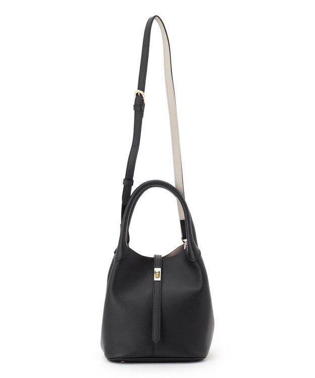 23区 【先行予約】VIOLAd'ORO シュリンクレザー 2WAY ハンドバッグ ブラック系