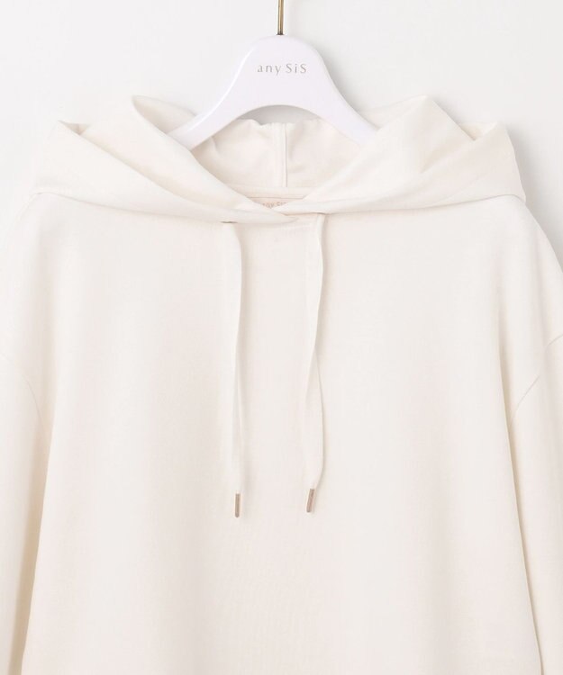 ANY SIS 【2SET】パーカー×マーブルプリントスカート セットアップ アイボリー系