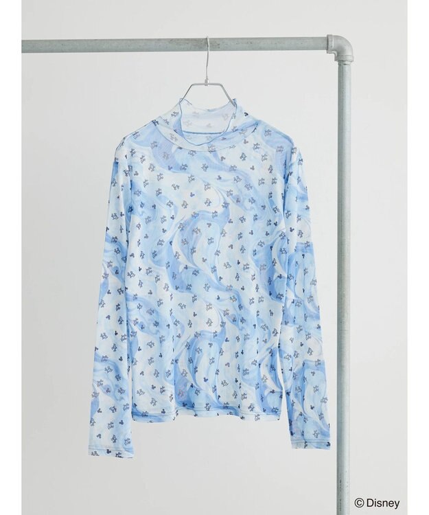 Green Parks Ｄｉｓｎｅｙ／シアーハイネックインナー Blue