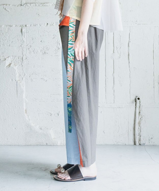 COQ 2WAY KNOT COTTON 前後2WAYパンツ スカイブルー