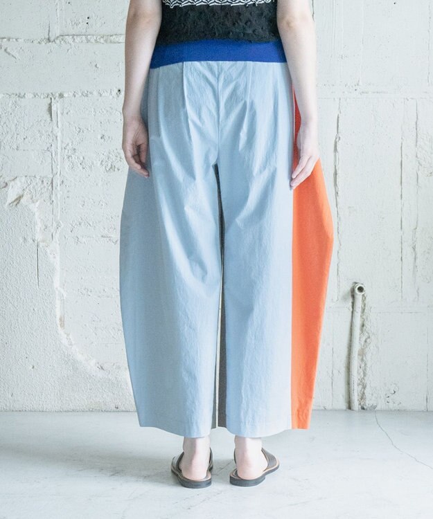 COQ 2WAY KNOT COTTON 前後2WAYパンツ スカイブルー