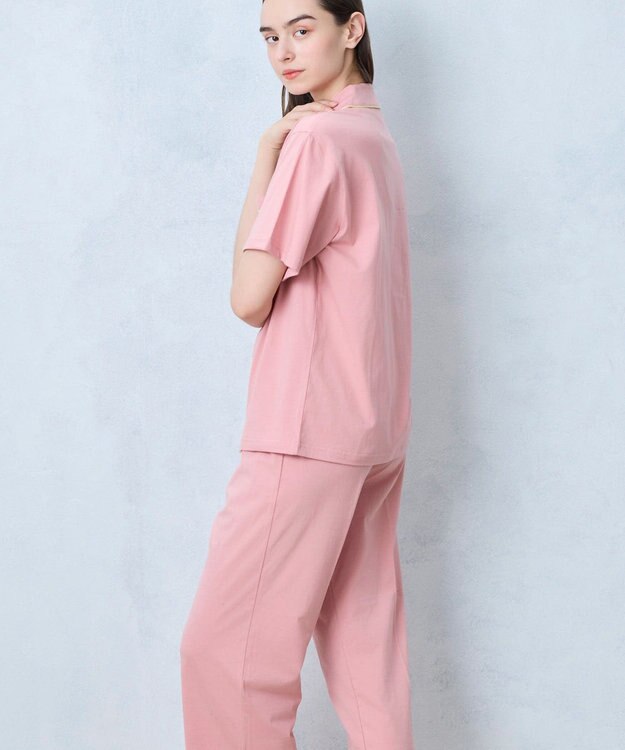 une nana cool 【綿100％】40ハイゲージ天竺半袖パジャマ MADE WITH LIBERTY FABRIC PI