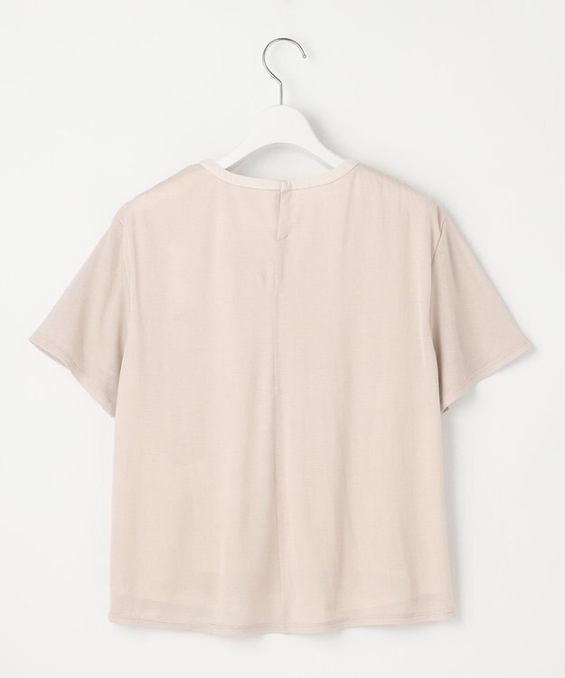 J.PRESS LADIES S 【洗える】ミラノ風天竺シアー カットソー ベージュ系