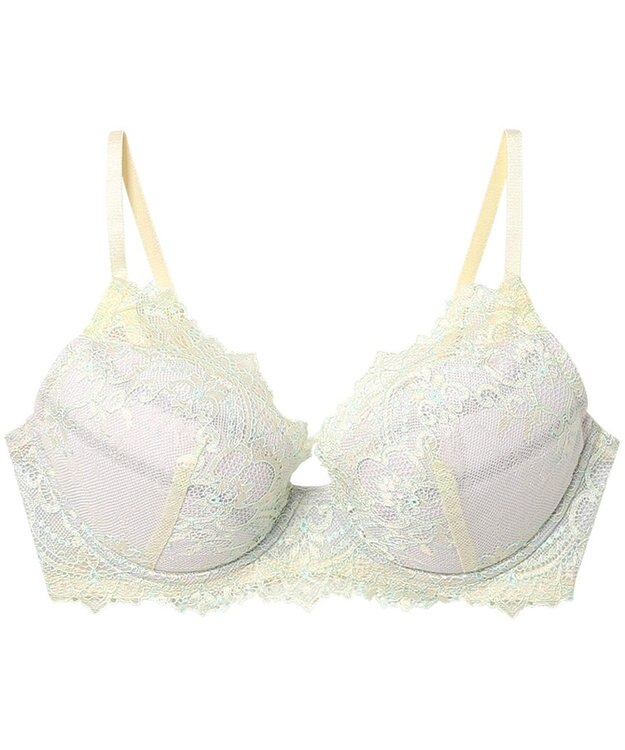 Wing ブラジャー 立体感のあるバストをメイク ふっくらデコルテ きれいな谷間 ブラのズレ・浮きを軽減 【ハイライトブラ】 ブラ CB4000 ウイング／ワコール クリーム