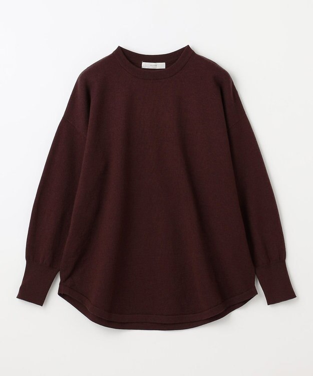 ANY 【6色展開】ソフトタッチニットプルオーバー ブラウン