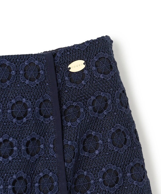 TOCCA CRYSTAL LABYRINTH スカート ネイビー系