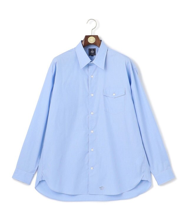 J.PRESS MEN 【J.PRESS ORIGINALS】SOKTAS Regular Collar Shirt / Baggy Fit サックスブルー系1