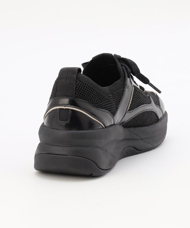 steppi グリッター ランニング シューズ ブラック