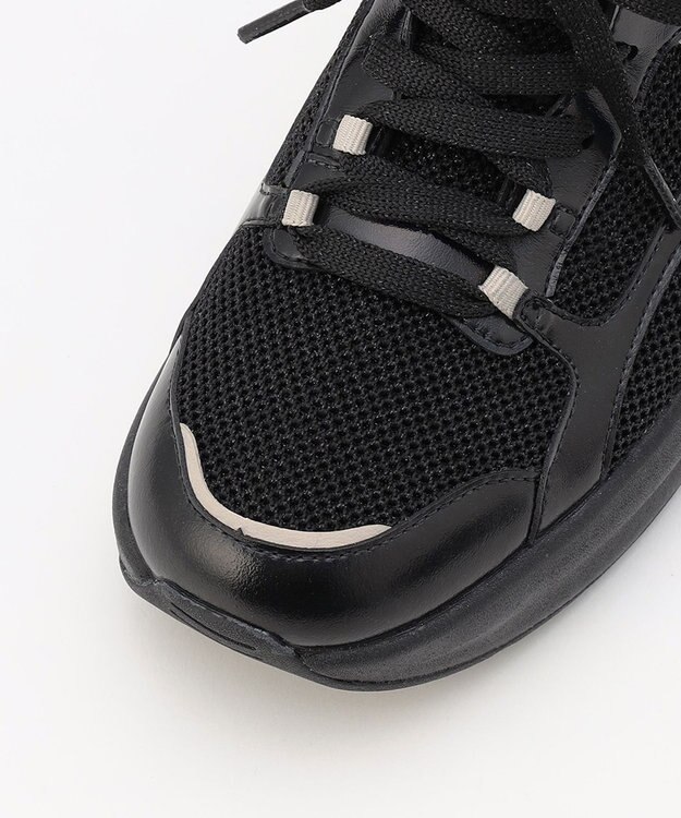 steppi グリッター ランニング シューズ ブラック