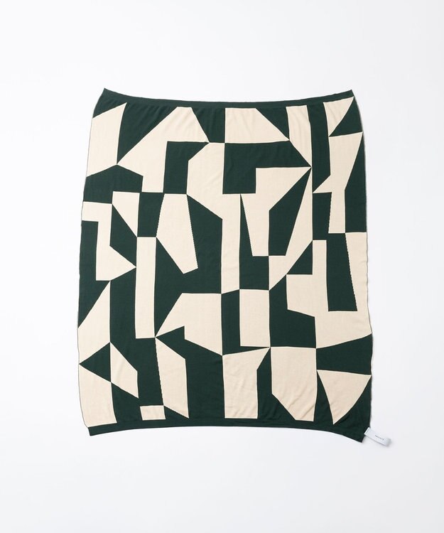 TRICOTE RANDOM BLOCK BLANKET / ランダムブロックブランケット 42GREEN