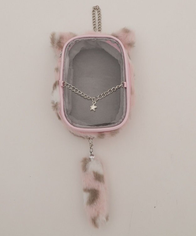 WEGO 【痛バ＆推し活ITEM】なりきりネコぬいポーチ 柄1