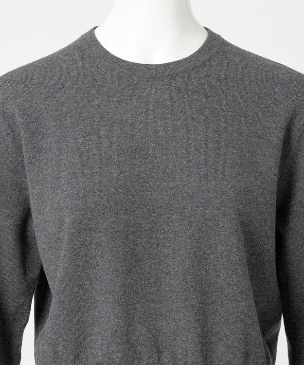 23区 S 【エステータ】クルーネック プルオーバーニット グレー系