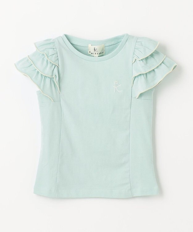 組曲 KIDS 【110-140㎝】メローメロー Tシャツ ミントグリーン系