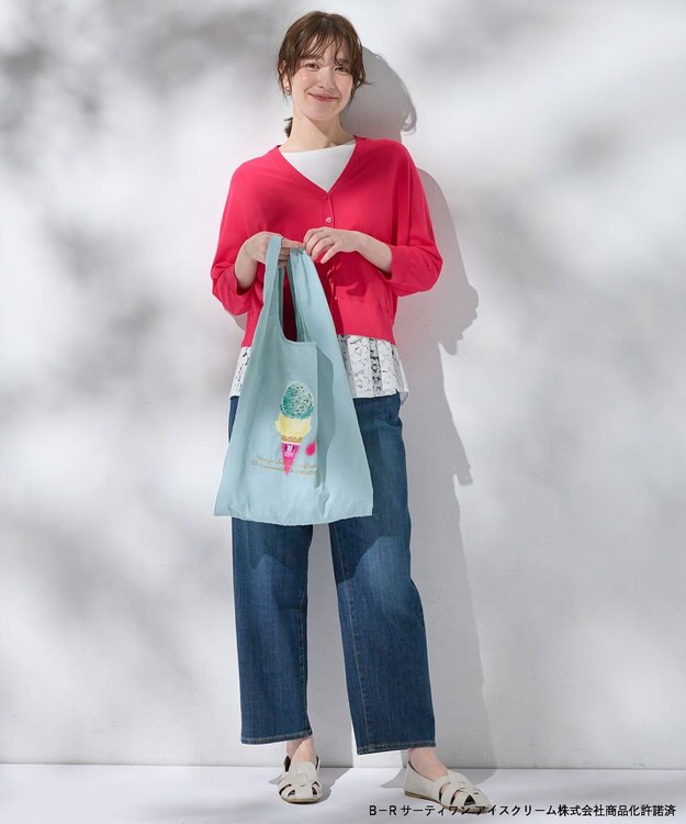 ANY 【any FAM×サーティワン アイスクリーム】トートバッグ ライトブルー
