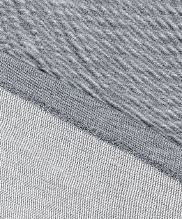 JOSEPH HOMME ウールジャージーウォッシャブル　モックネックカットソー ライトグレー系