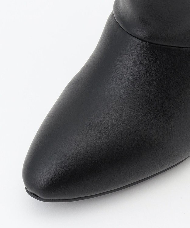 ICB ワイドロングブーツ ブラック系