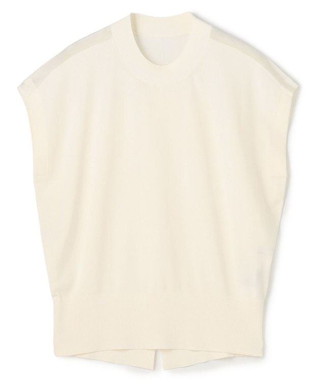 BEIGE， NADIA / シアーコンビ ストレッチニット Ecru