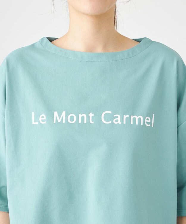 SHARE PARK LADIES 【UVカット・吸水速乾・ストレッチ・軽量 】ロゴショートTシャツ（S・Mサイズ） サックスブルー系