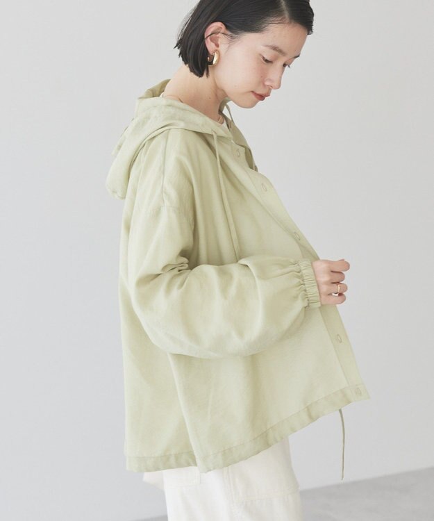 AMERICAN HOLIC フーディーシャツ Light Khaki