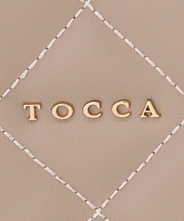TOCCA SUGAR CUBE 2WAY BAG ショルダーバッグ ベージュ系