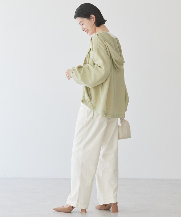 AMERICAN HOLIC フーディーシャツ Light Khaki