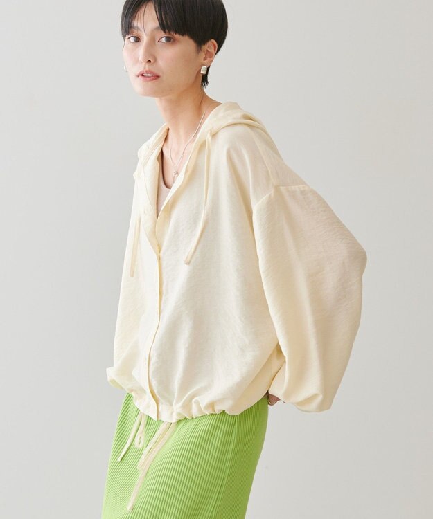 AMERICAN HOLIC フーディーシャツ Ivory