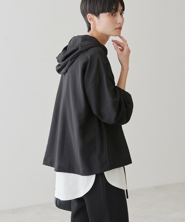 AMERICAN HOLIC フーディーシャツ Black