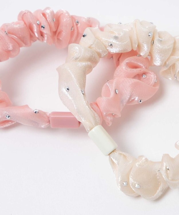 WEGO L4Pストーン付きシュシュ 柄1