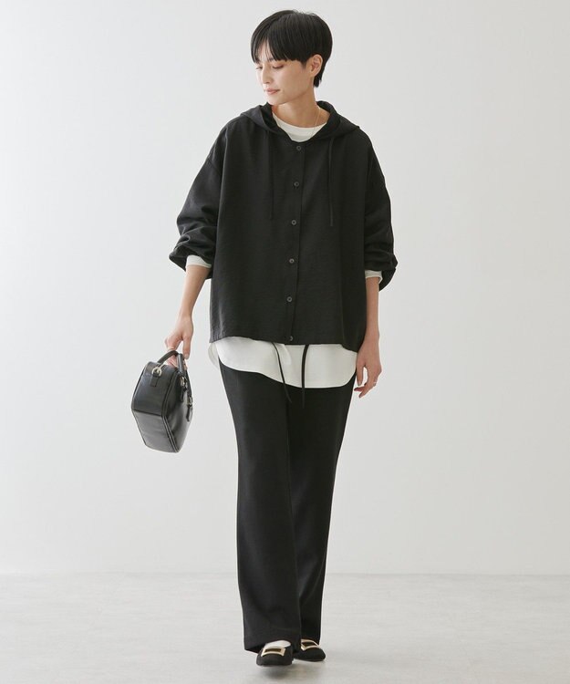 AMERICAN HOLIC フーディーシャツ Black