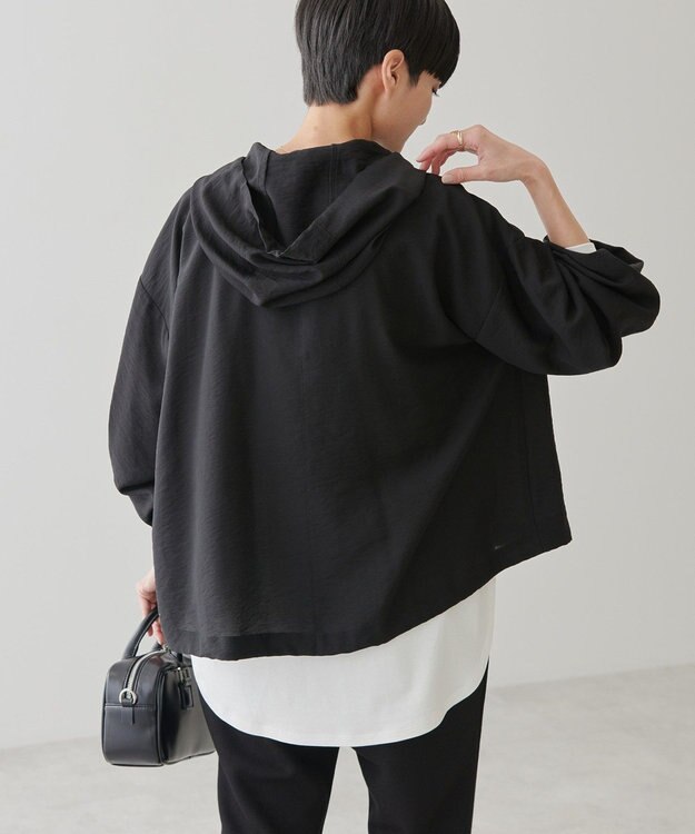 AMERICAN HOLIC フーディーシャツ Black