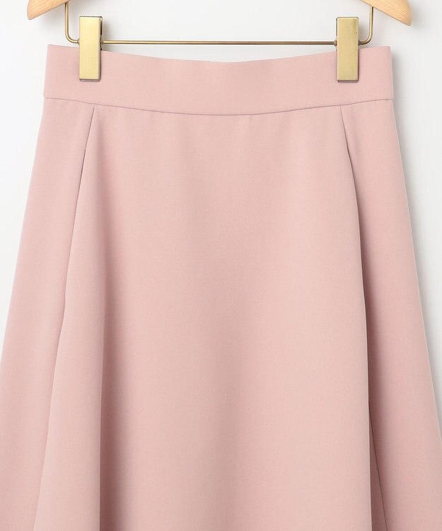 組曲 【KUMIKYOKU NAVY】コンフォータブルドレープ フレアスカート シャンパンピンク系