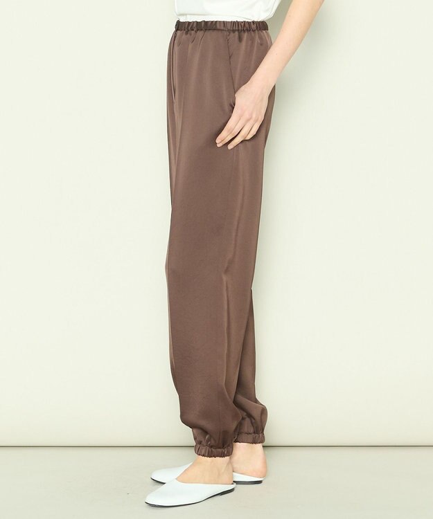 JOSEPH 【洗える】ドレーピーベネシャン　イージートラウザーズ Brown