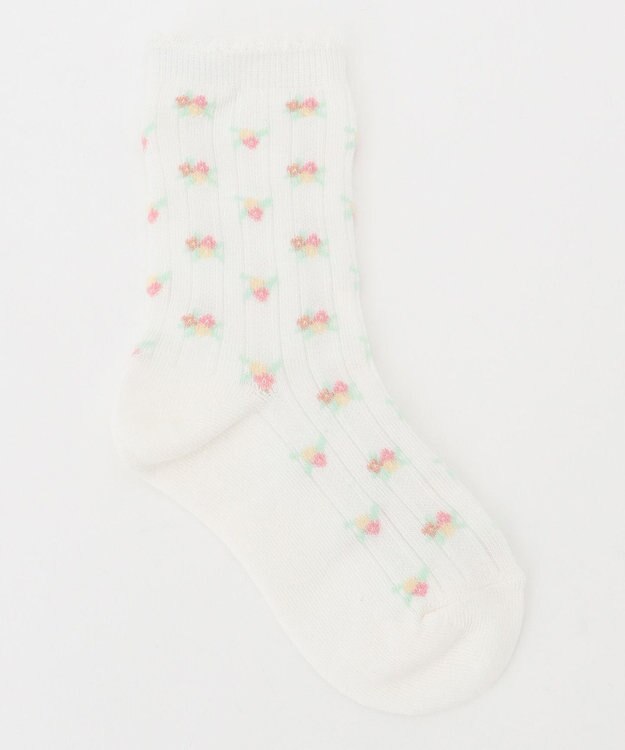 ANY KIDS 【3点セット】ソックス（フラワーセット） オフホワイト