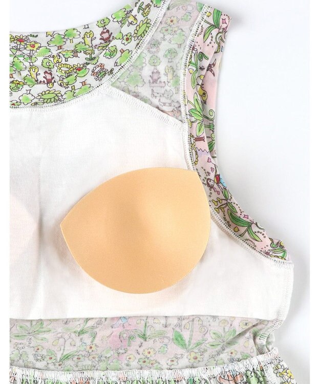 tsumori chisato SLEEP ツモリチサト ワンピース 綿100%(スカート） パッド入り ノースリーブ ロング丈 レディース UNT114 /ワコール メロン