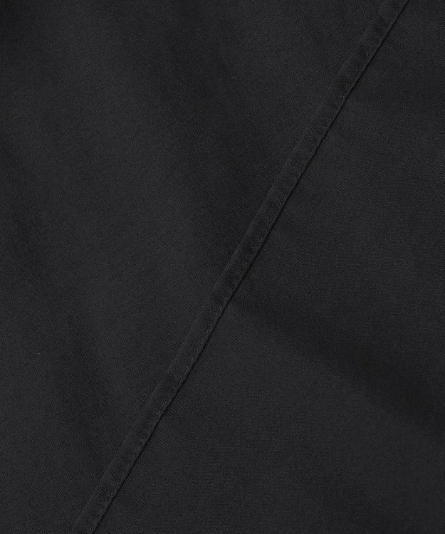 ICB 【接触冷感・速乾・洗える】 ドレープシフォン ブラウス ブラック系