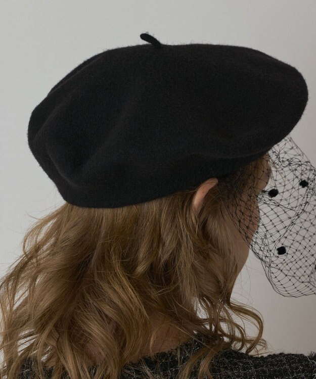 GRACE CONTINENTAL Le Beret Francaisベレー帽 ブラック