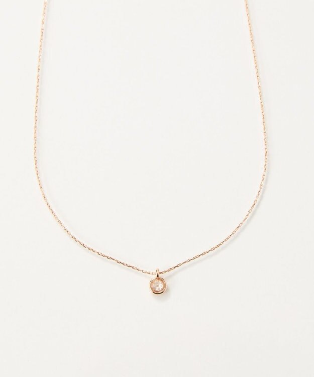 Phoebe 【限定セット】プチベゼルストーンネックレス×2wayグレースツイストラインイヤリング マルチ1