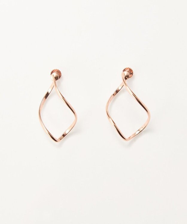 Phoebe 【限定セット】プチベゼルストーンネックレス×2wayグレースツイストラインイヤリング マルチ1