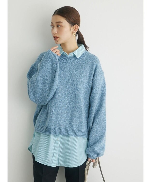 Green Parks アソートストライプシャツ Green