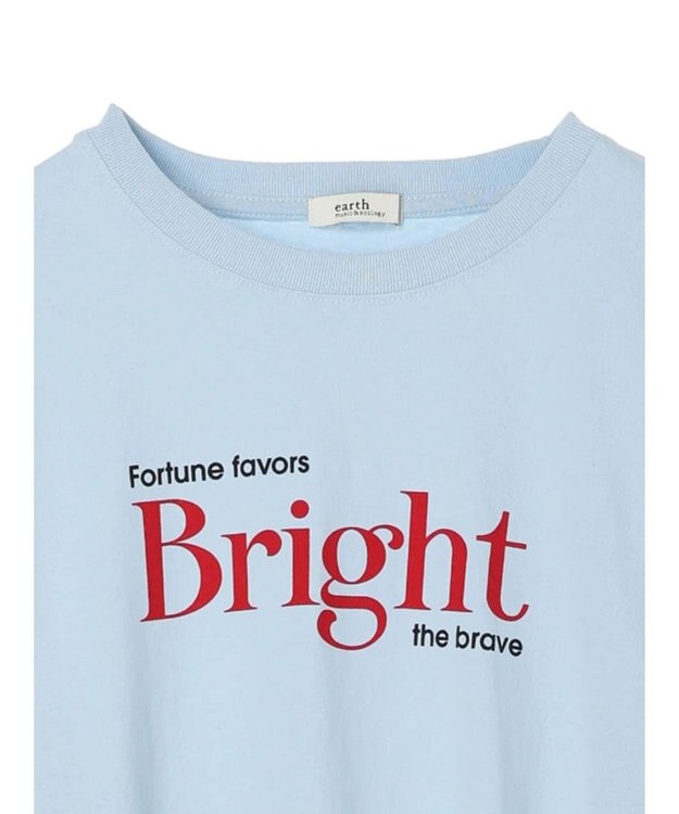 earth music&ecology レギュラーロゴロンＴｅｅ Blue