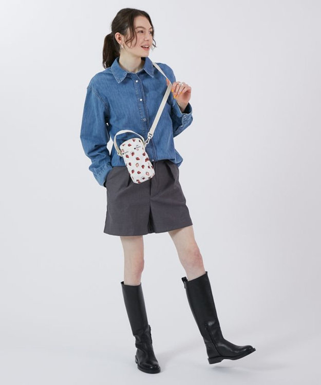 LeSportsac MINI PHONE CROSSBODY/ビタースウィートベリー ビタースウィートベリー