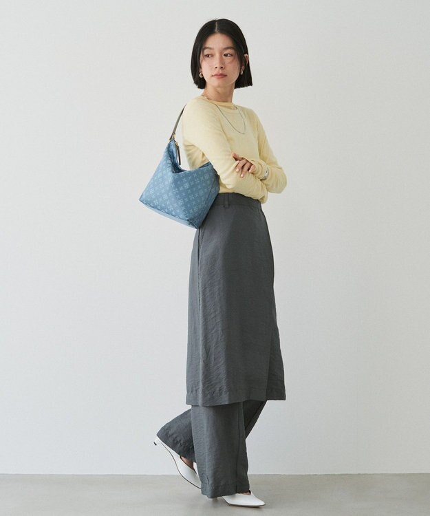 russet スタンダードミニショルダーバッグ <ナイロンジャガード>(CE-1627) DustyBlue