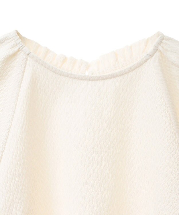 AMERICAN HOLIC ラグランジャガードロングブラウス Ivory