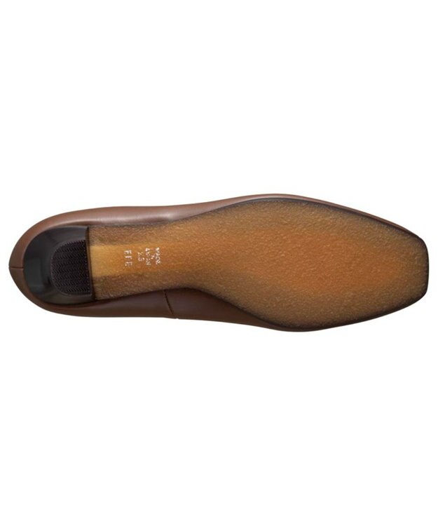 REGAL FOOT COMMUNITY 【ビューフィット】A22Y ソフトスクエアトウモカパンプス パンプス ブラウン