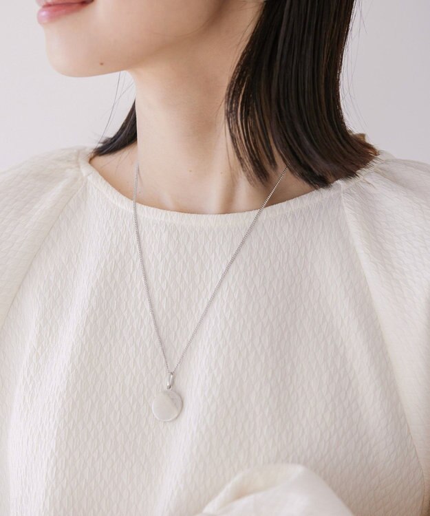 AMERICAN HOLIC ラグランジャガードロングブラウス Ivory