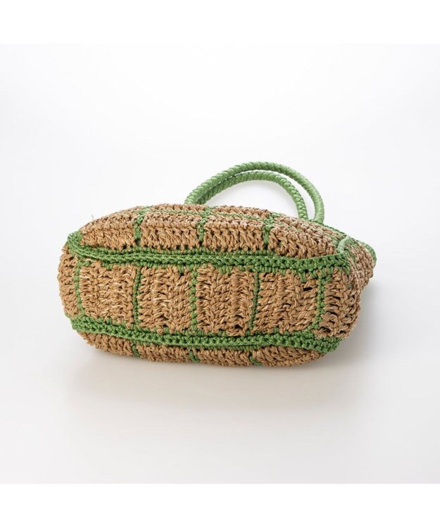 UNBILLION カシュカシュ cachecache / 手編みウィンドペントート グリーン