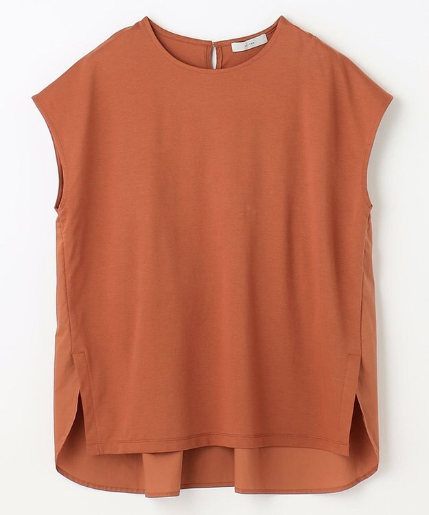 ANY 【接触冷感】秋メキバックフレア カットソー テラコッタ