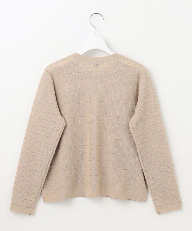 J.PRESS LADIES L 【洗える】WINDY ニット ジャケット ベージュ系