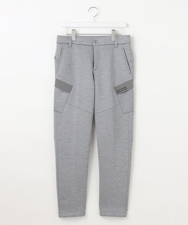 23区GOLF 【MEN】【ストレッチ】ダンボールニットパンツ ライトグレー系