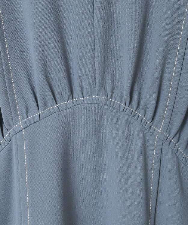 Green Parks ・ＥＬＥＮＣＡＲＥ　ＤＵＥボリュームスリーブワンピー Blue